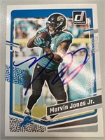 Lions Marvin Jones Jr. Signed Card with COA