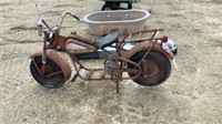 Vintage sportsman motorcycle