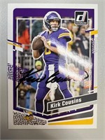 Vikings Kirk Cousins Signed Card with COA