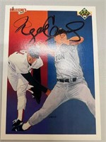 Roger Clemens Signed Card with COA