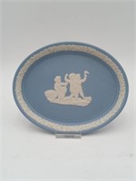 SIGNED Blue Wedgewood Jasperware Plate
