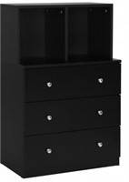 Retail$300 3 Drawer Dresser w/ Cubbies