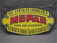 Vintage Chrysler Mopar Tin Sign