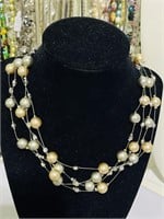 Vintage Kenneth Lane multi strand necklace
