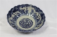 A Chinese/Japanese Blue and White Bowl