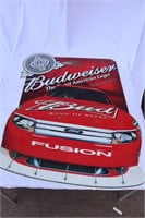 Large Budweiser Racing sign