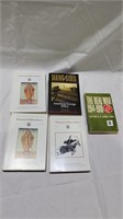5 military paperback books