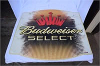 Large Budweiser Select sign