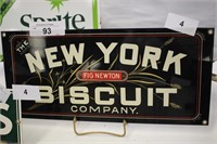 NEW YORK BISCUT PORCELAIN ANDY ROONEY SIGN