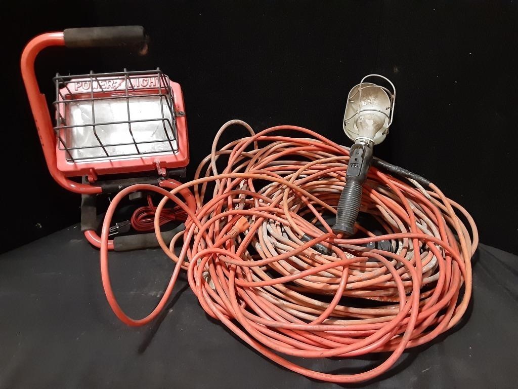 Extension Cord and Work Light