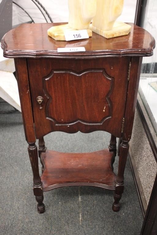 VINTAGE COPPER LINED TABACCO CABINET