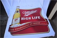 MIller High Life with Bottle sign