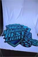 Milwaukees Best Light Poker and Beer signs