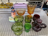 Miscellaneous glassware