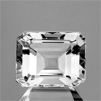 Natural Brazil White Topaz 12x10 MM - Untreated