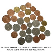 30 Random Coins From Different Countries