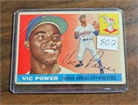 1955 Topps Vic Power 30