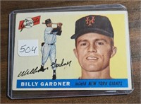 1955 Topps Billy Gardner 27