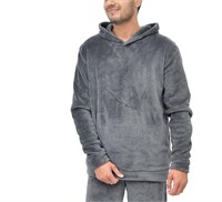 SIZE SMALL SLEEPDOWN MENS FLEECE LOUNGE HOODIE