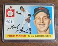 1955 Topps Fred Marsh 13