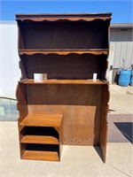 2 Piece Bookshelf Cabinet