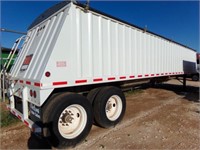 2013 NEVILLE 38' GRAIN TRAILER, SIDE CHUTES