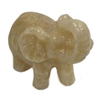 Yellow Calcite Elephant