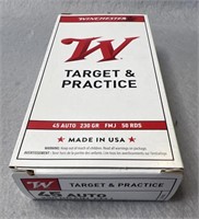 (50) Rnds, 45ACP, Winchester - 230 Gr FMJ