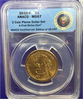 MS 67 U.S. Commemorative Presidential Dollar