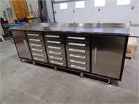 Steelman 10' 18-Drawer Workbench