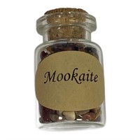 Natural Mookaite Mixed Chips Bottle