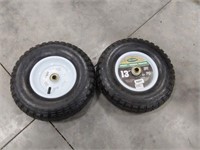 2 4.00 - 6 13" Utility Rims and Tires