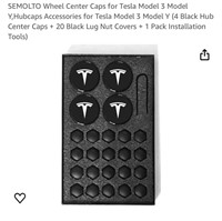 SEMOLTO Wheel Center Caps for Tesla Model