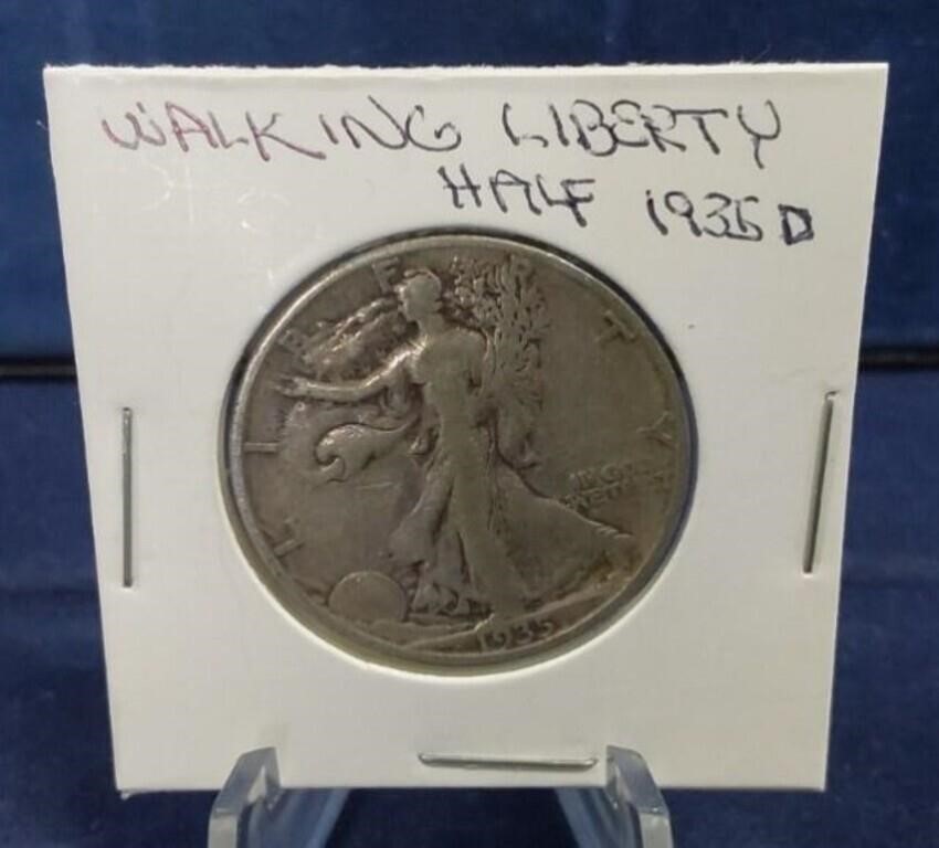 1935 D Walking Liberty Half Dollar