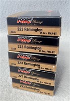 (100) Rnds. 223 Remington PMC Bronze