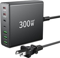 NEW $90 300W USB C Fast Charger Block