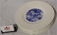 7 WEDGWOOD PLATES FOR CORNELL UNIVERSITY