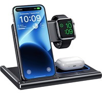 ($40) Wireless Charging Station, 3 in 1 Cha