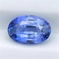 Natural Ceylon Soft  Blue Sapphire {VVS - VS}