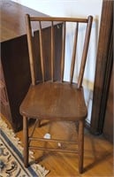 Amish Style Wood SIde CHair