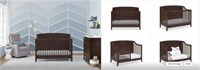 Campbell 6-in-1 Convertible Crib-Walnut Espresso