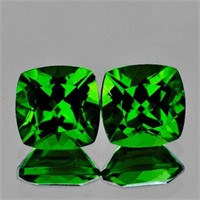 Natural AAA Chrome Green Diopside Pair {Flawless-V