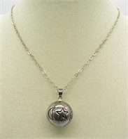 Sterling Harmony Ball Necklace