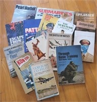Lot of military Books War Sub Lincoln See Pics