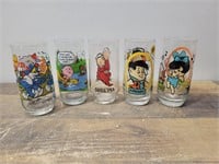 Assortment of Cartoon  Drinking Glasses