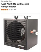 Dyna-Glow Garage/Contruction Electric Heater