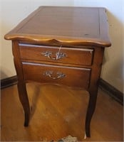 Drexel House 2 Drawer End Table Night Stand