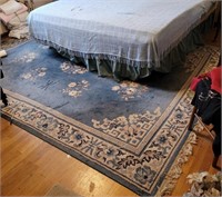 8'2" by 11'2" Area rug Blue Oriental Motif