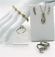 6 Piece 925 Diamond Like Set