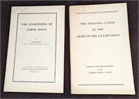Conditions Of Labor Peace & Welfare Clause Booklet